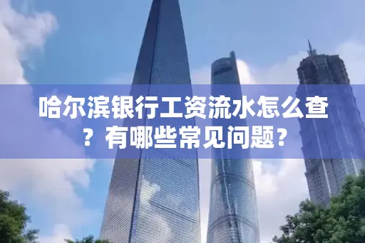 哈尔滨银行工资流水怎么查?有哪些常见问题? 哈尔滨银行工资流水怎么查?有哪些常见问题?